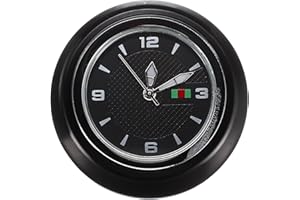 FAVOMOTO Cycling Valve Stem Cover Mini Motorcycle Clocks Handlebar Clock Motorcycle Stick on Motorcycle Clock Handlebar Luminous Dial Watch Motorcycle Headset Stem Watch Motorcycle Bike Watch Mount