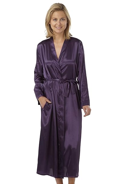 Luxuriöser Bademantel aus Satin Damen MN61