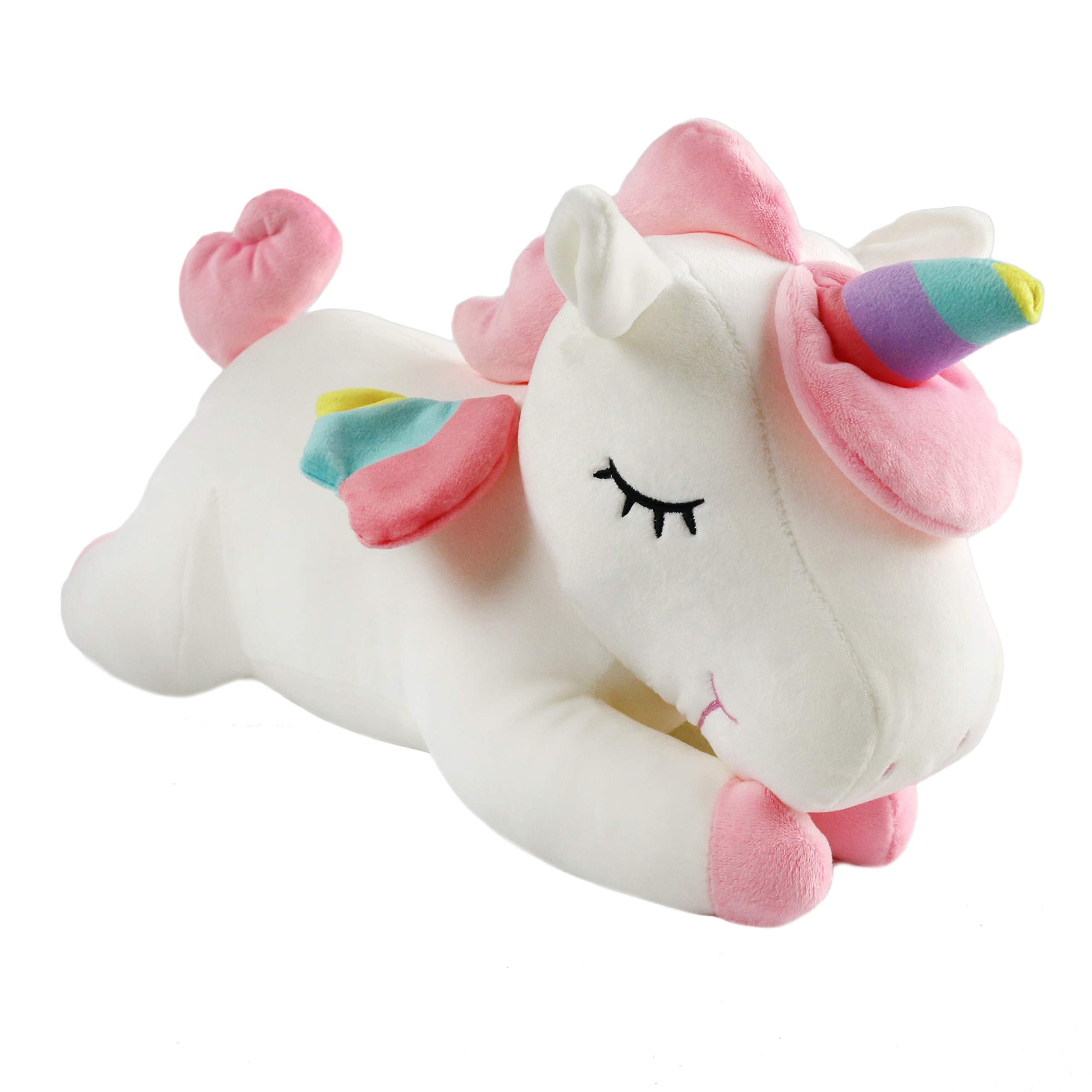 white stuffed unicorn
