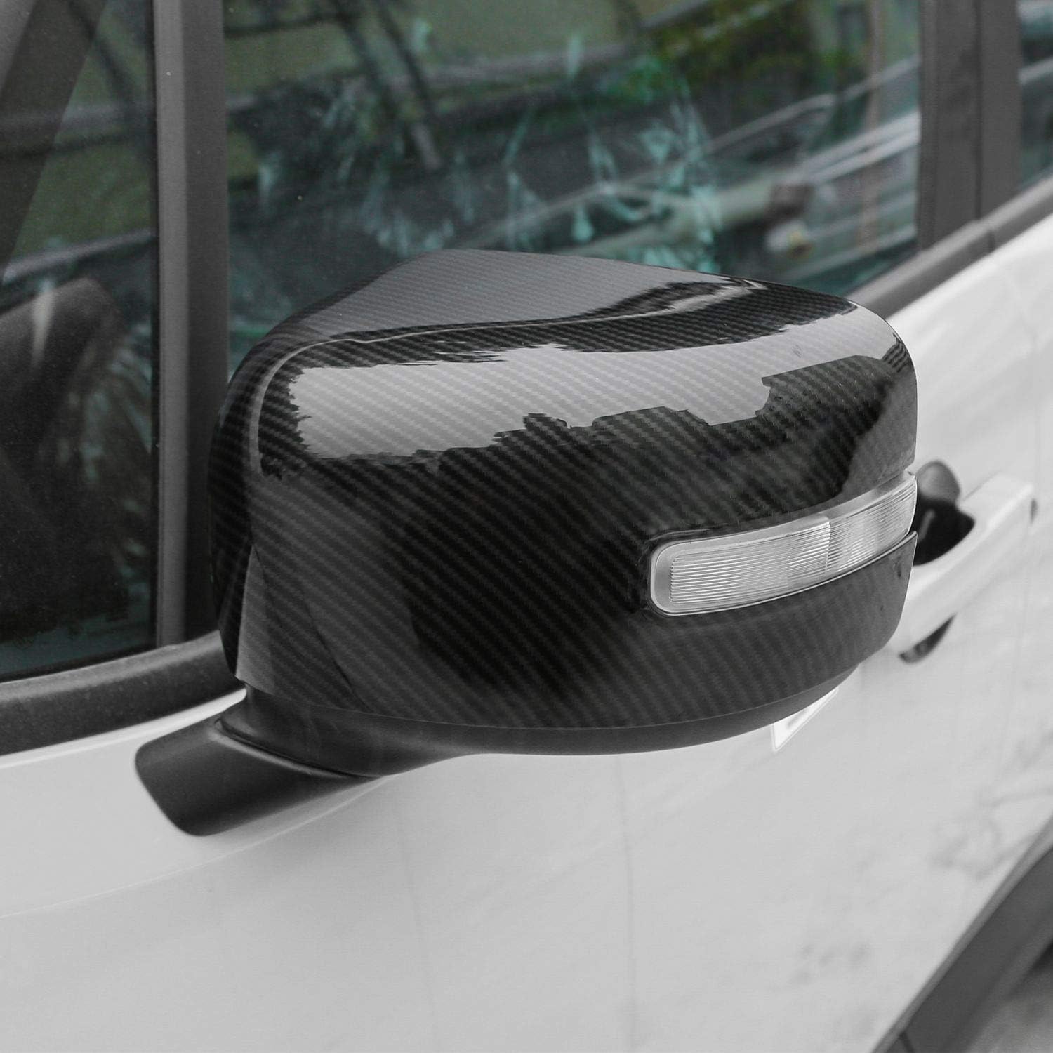 RTTCZ Exterior RearView Mirror Cover RearVersion Mirror ABS Trim