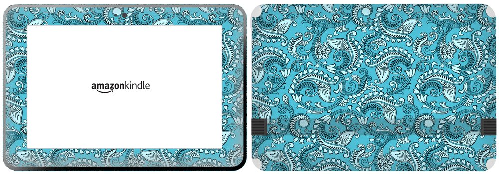 Get it Stick it SkinTabAmaFireHD89_84 Swirl Floral Design Skin for 8.9-Inch Amazon Kindle Fire HD