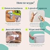 Wype Refill 2 x 100ml Toilet Roll Gel Flushable Wet Wipe Alternative view 5