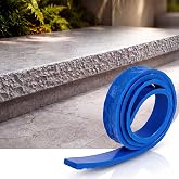 RimCereal Concrete Countertop Forms, Blue, 2" W X 89" L X 1" T | Concrete Edge Form Liner for Countertops, Rock Face Texture Mold, Reusable Polyurethane Strip for Steps and Fireplace