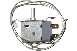 Saim AC 220V-250V 6A 60HZ Freezer Thermostat 2 Pin WPF-20 Freezer Thermostat Cold Control Thermostat Replacement