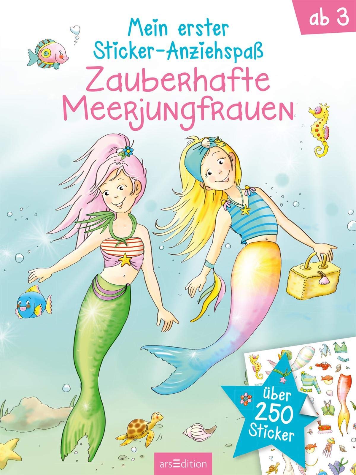 Mein Erster Sticker Anziehspass Zauberhafte Meerjungfrauen Uber 250 Sticker Amazon De Theissen Petra Bucher