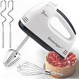 Leaflai Hand Mixer 7 Speed Electric Cake Whisk with 5 Stainless Accessories view 5