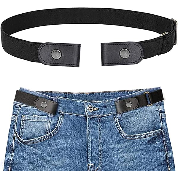 Ceinture élastique Noire Pour Femme Lyivisk - Large, Confortable, Extensible - Idéale Avec Robes, Jupes, Jeans