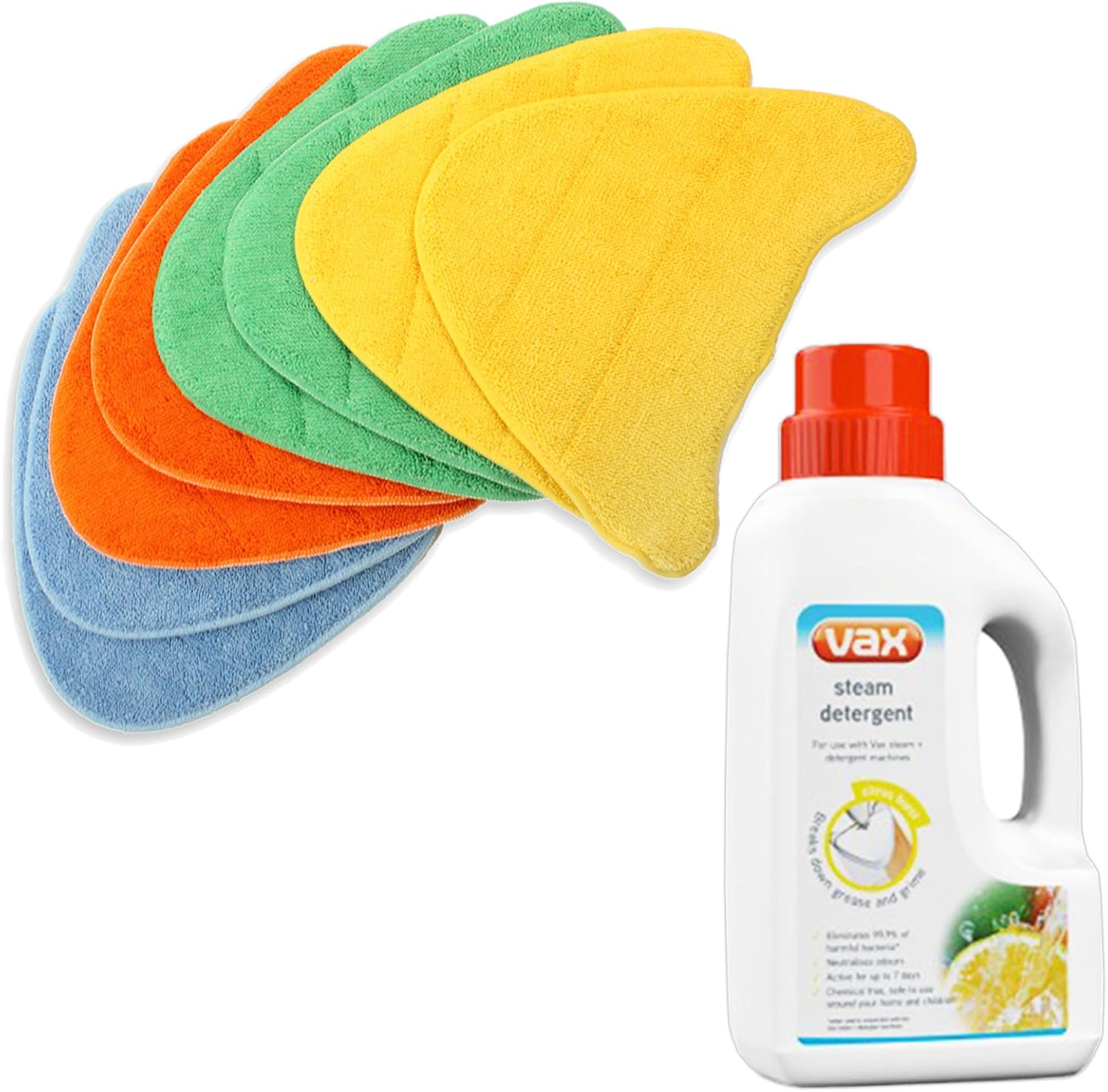 SPARES2GO Washable Cover Pads for VAX Total Home Master 2 in 1 Bare