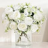 MARTINE MALL 4 Packs Peonies Artificial