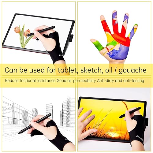 Digital Drawing Glove Pack,Artist Glove for Drawing Tablet,ipad
