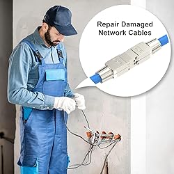 VCELINK Tool-Free RJ45 Coupler Shielded, Tool Less