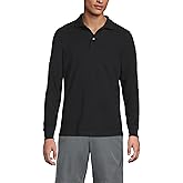 Lands' End School Uniform Young Men's Long Sleeve Mesh Polo Shirt