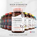 Nutravita Vitamin E 400IU D-Alpha Tocopherol 90 Capsules UK Made Vegan view 7