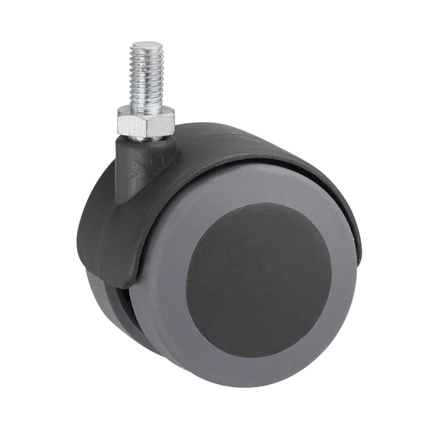 Metafranc 800330 Double Roller Diameter, Screw, TPR (thermoplastic Rubber), Plain Bearing, Ø 50 mm