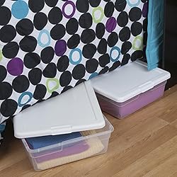 Sterilite 10-Pack 28 Quart Storage Box, Stackable