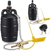Nuanchu 2 Pcs 2" Inflatable Pipe Ball Toilet Shower Plug Pressure Test | Black Plumbing Toilet Drain Rubber Shower Drain Sewer Test Plug