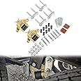yourour K71-652-00 Complete Tandem Kit,Replacement for Dexter E-Z Flex Tandem Trailer Suspension Kit,33" Axle Centers and Axles Up to 6000 Lbs,26.00" Double Eye Springs.