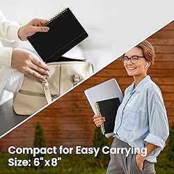 Dotted Spiral Journal Notebook for Women & Men, 140