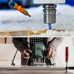 EANOSIC Downcut Spiral Router Bit 3-Flute with