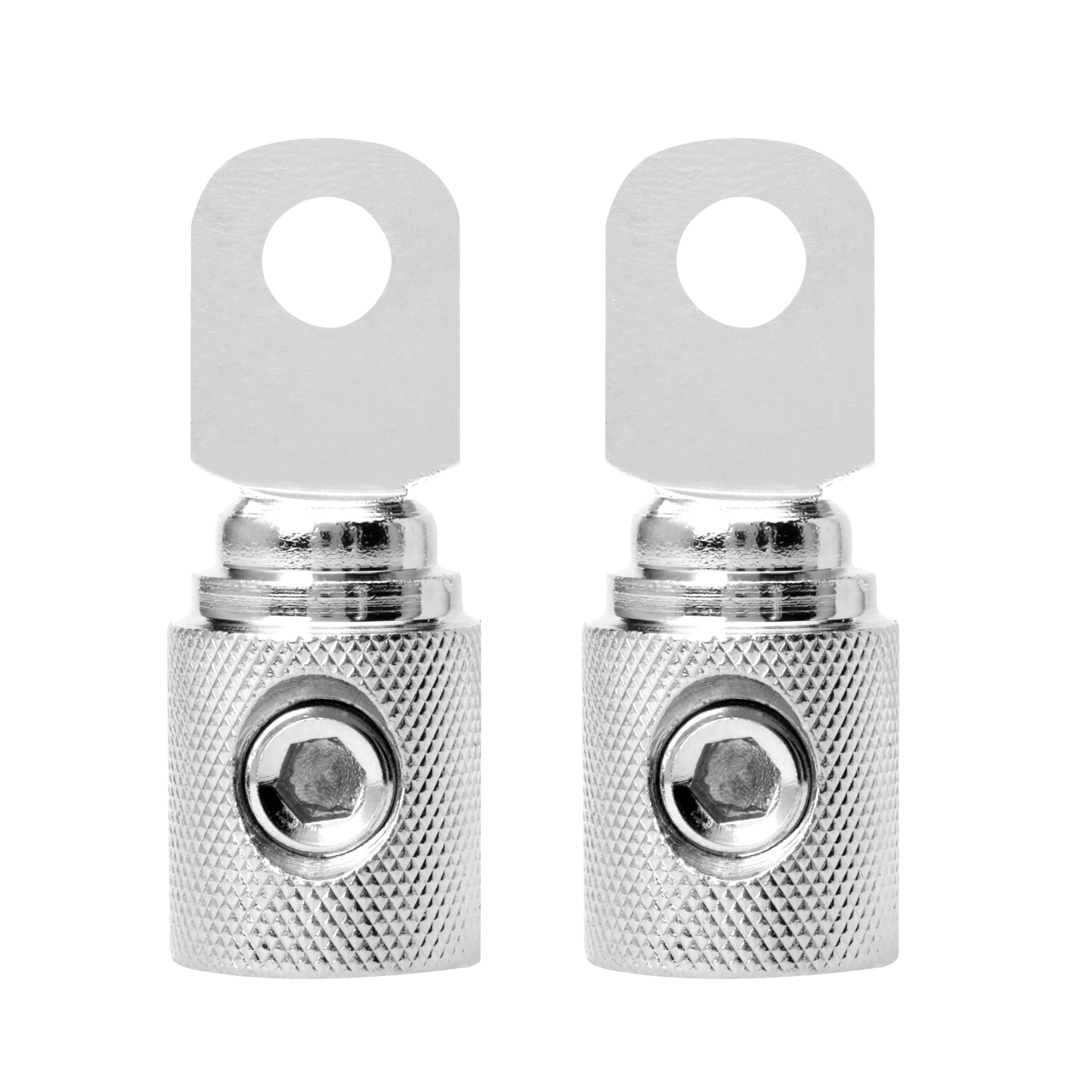 Conext Link RT0N-2 Set Screw Ring Terminal 2 Pack (1/0 Gauge, Nickel)