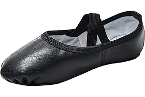 STELLE Ballet Shoes for Girls Toddler Dance Slippers Soft Leather Ballerina Boys Shoes for Toddler/Little Kid/Big Kid/Women