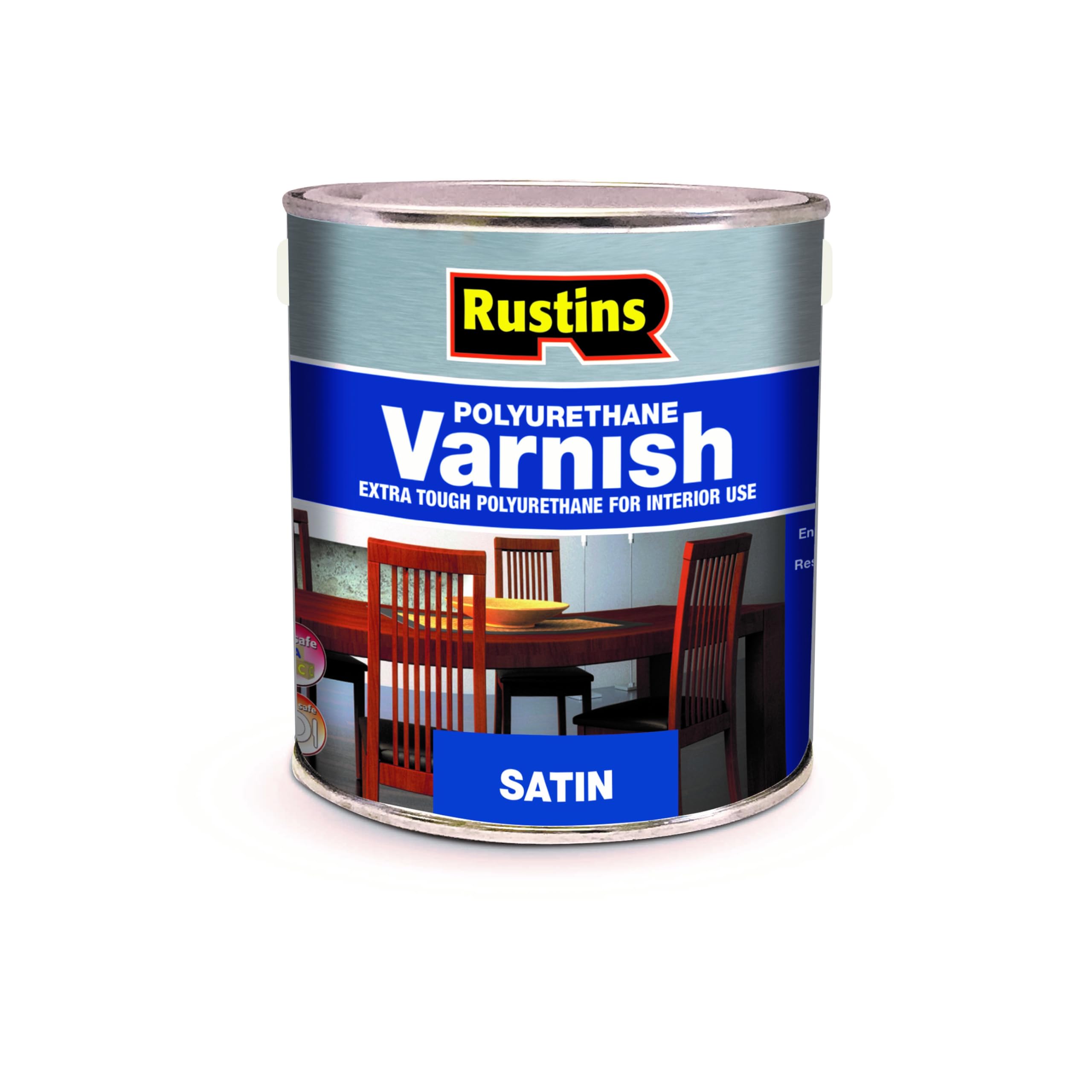 Rustins Polyurethane Varnish Clear Satin 2.5l