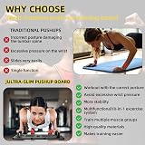 Suewidfay Push Up Board 24 in 1 with Automatic Count Black-1 view 6