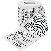 Novelty Toilet Paper Roll - Bathroom Tissue Roll - Funny Toilet Paper - Prank Gifts Gag Novelty Funny Gifts - Toilet Bathroom