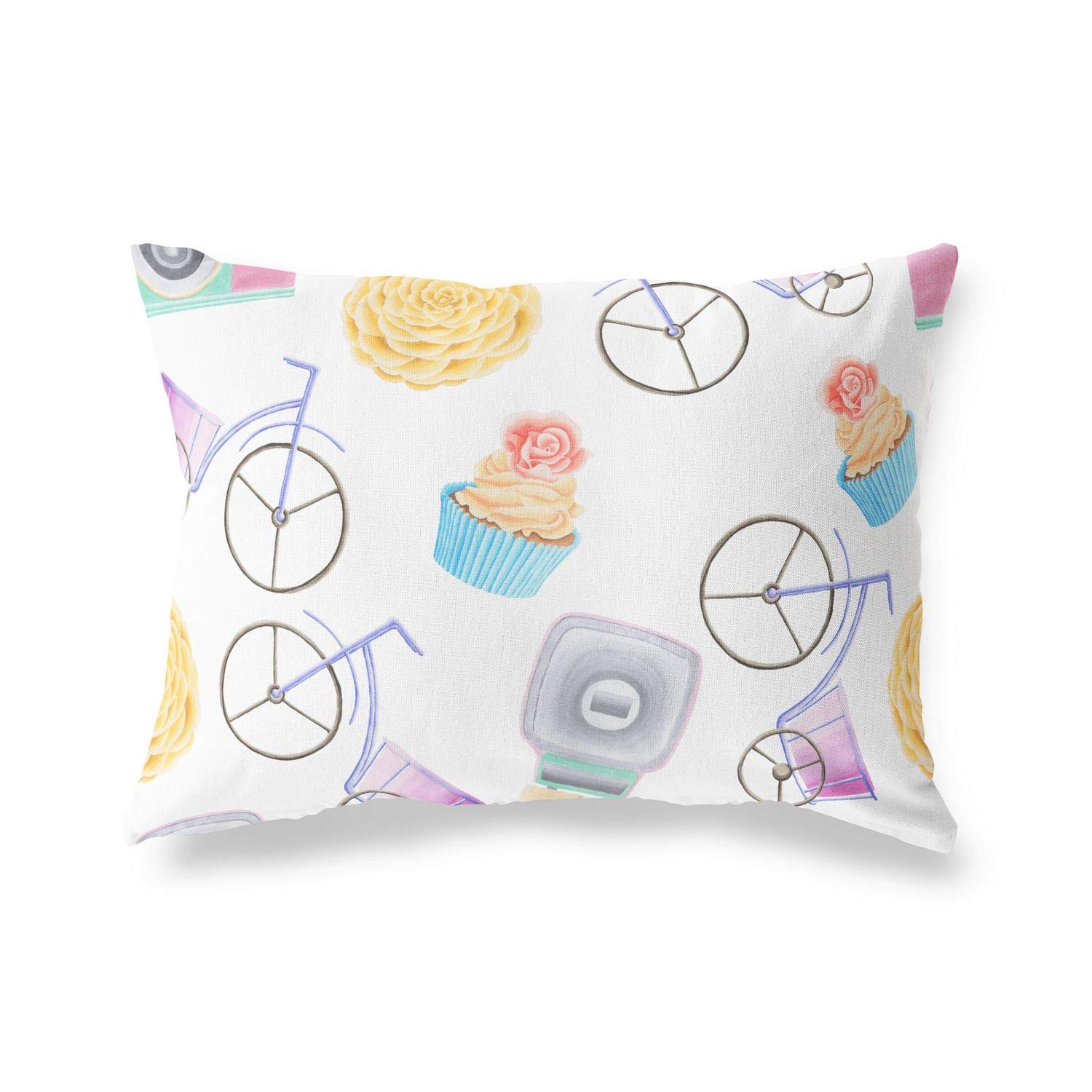 BonaMaison Decorative Cushion Cover, Random Pattern Throw Pillow Covers, Home Decorative Pillowcases for Livingroom, Sofa, Bedroom, Size: 45X60 Cm - Designed and Manufactured in Turkey