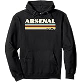 Retro Stripe Arsenal Pullover Hoodie
