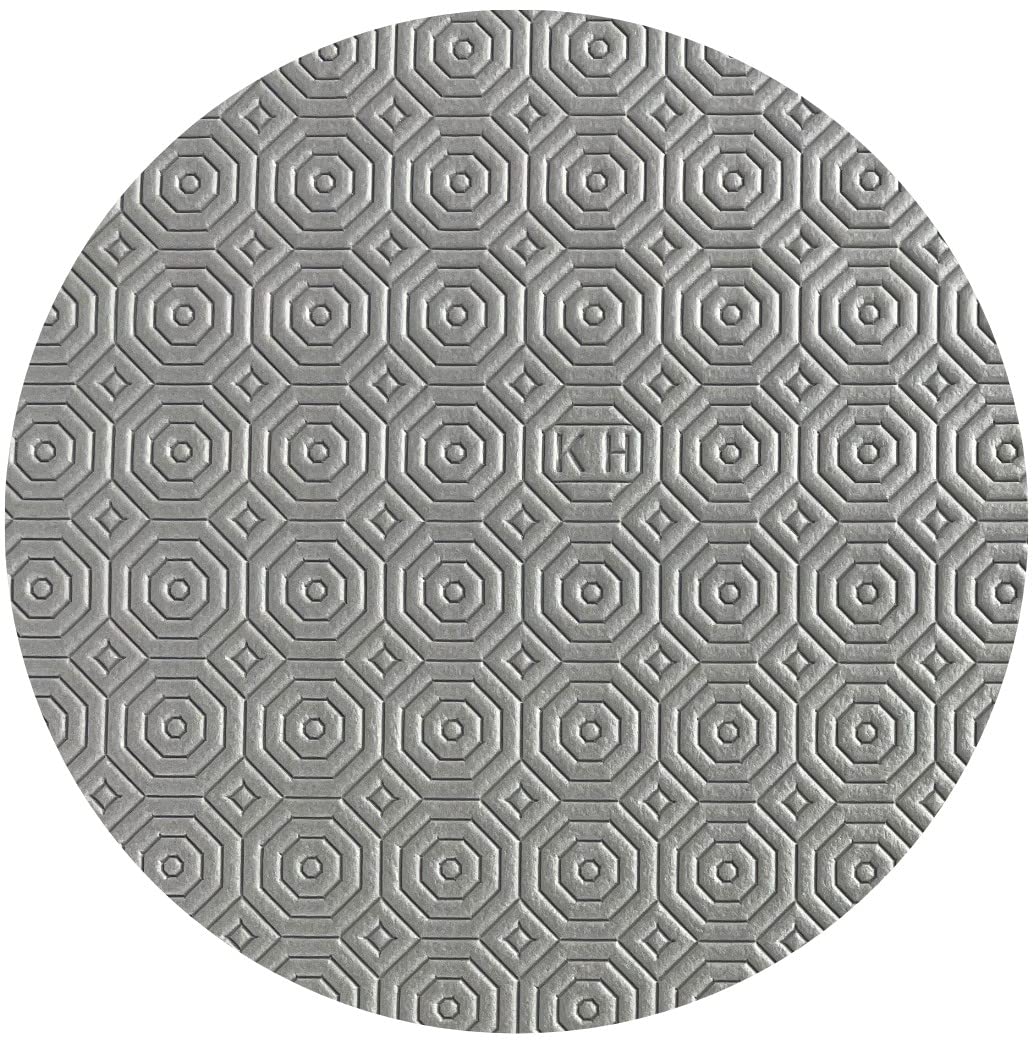 Karina Home ROUND Table Protector and Colours (Grey, 110cm)