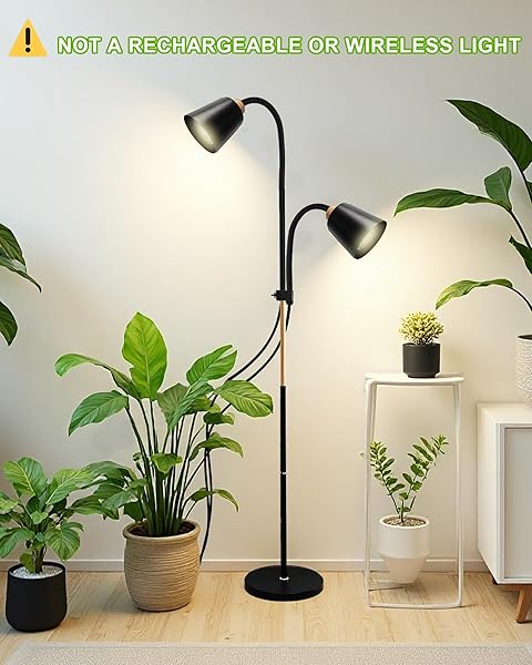 ARIKASHIN STANDING PLANT GROW LIGHT, LED GROWING LIGHT FULL SPECTRUM FOR INDOOR PLANTS,4/8/12H TIMER, 10-LEVEL BRIGHTNESS,FLOW GROW LIGHT FOR TALL LARGE INDOOR PLANTS