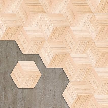 Amazon Com Hyfanstr Diy Tile Sticker Light Wood Decor