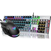 Amazon.com: AULA Mechanical Gaming Keyboard, 104 Keys Wired