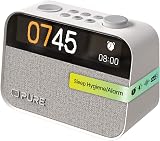 Pure Moment Bedside Office Alarm Clock DAB+ FM Bluetooth Sleep Sounds White