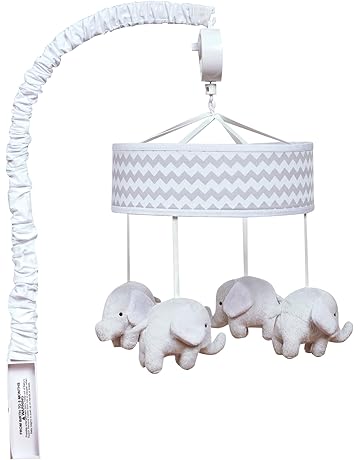 White Moon And Grey Star Lioobo Crib Moon Star Mobile Baby Crib