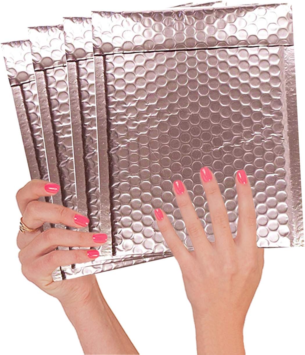 200 Pack 000 4x8 Pastel Blue Poly Bubble Mailers Mailing Padded