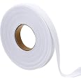 Uxcell Polyester Cotton Double Fold Bias Tape Continuous Bulk Bias Tape For Sewing Seaming Quilting Hemming Binding Crafts White 25 Yards