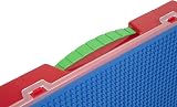 abeec Building Bricks Storage Case with Handle 17 Compartments Base Plate view 7