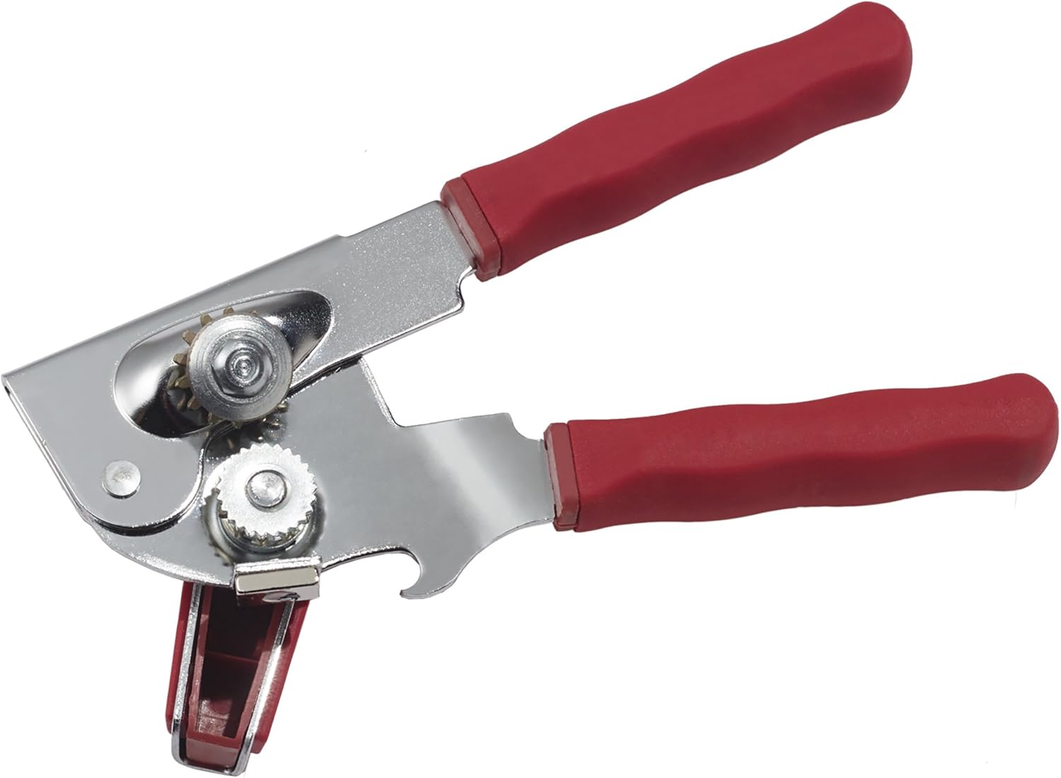 Swing-A-Way Ergo Can Opener with Silicone Handles, Red