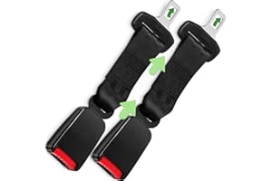 ROJAJIS 2 Pcs Pads Extender Cover Extension Pads for Seat Belt, Give Your Comfortable and Convenient (9.0 INCH)