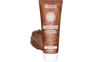 ALOXXI InstaBoost Conditioning Color Mask in Hazel-nuts For You, Deposits Hazel Color and Deeply Conditions Hair, 6.8 Fl Oz