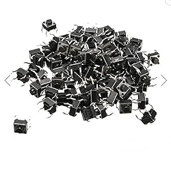 DAOKI 100Pcs 6x6x5 mm Miniature Micro Momentary
