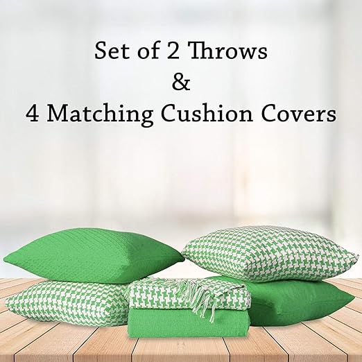 Amazon Com Hillfair Set Of 6 2 Sofa Throws Blankets Couch
