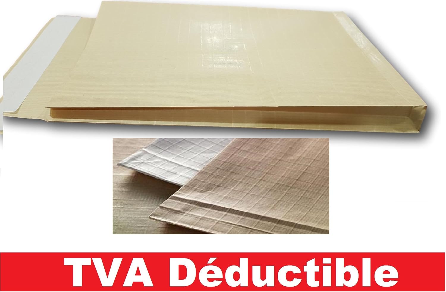 20 Pochettes Kraft Armé A5 Soufflet 30mm - Renforcées Pour Envois Lourds