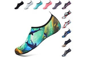 Deevike Water Shoes for Women Men Barefoot Quick-Dry Aqua Socks Slip-on for Beach Swim Surf Yoga Exercise