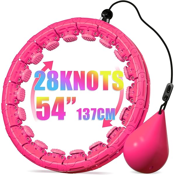 Cerceau Exercice AgoKud Smart Weighted Hula Exercise Hoops For