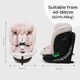 My Babiie MBCS300 Easy 360° Spin i-Size Baby Car Seat Pink Leopard view 9
