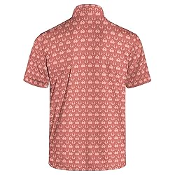 Xdceu Golf Polos for Men - Funny Golf Shirts Print