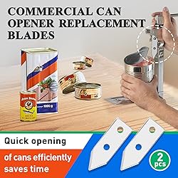 2 Pcs Commercial Can Opener Replacement Blades